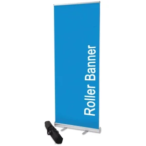 Customizable Portable Aluminum Frame Roll Up Banner Display Stand for Exhibitions