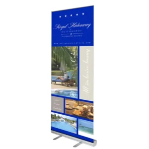 Customizable Portable Aluminum Retractable Banner Stand for Business