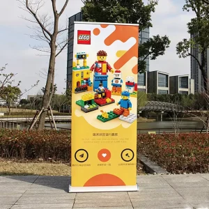 Customizable Portable Aluminum Roll Up Banner Stand with Logo