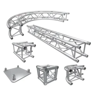 Customizable Portable Foldable Aluminum Roof Truss System for DJ Events and Trade Shows