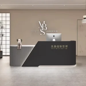 Customizable Reception Counter for Mall, Office Building, or Hotel