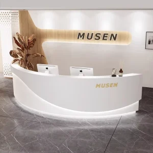 Customizable Reception Counter for Mall and Office Building
