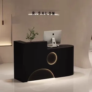 Customizable Reception Desk Checkout Counter for Boutique or Salon