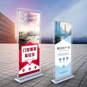 Customizable Sports Durable Shock Proof Easy Install Roll up Banner for Fitness Campaign