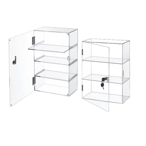 Customizable Transparent Acrylic Display Stand with Lock for Trade Fairs