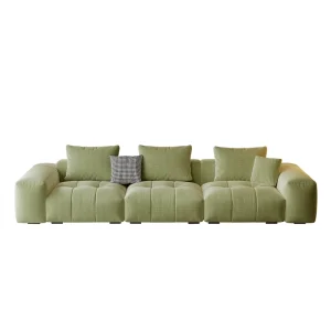 Customizable Vintage Modular Leisure Sofa Couch High Quality Genuine Leather Contemporary for Living Room Furniture Villas