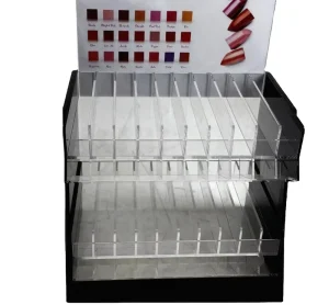Customize Black Cosmetic Rack Display Acrylic