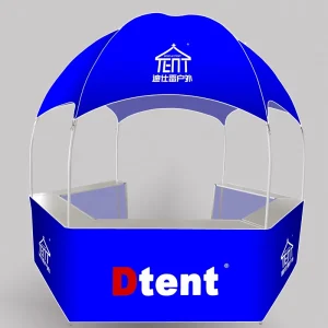 Customize Portable Dome Canopy Marquee Trade Tent Promotional Panel Collapsible Booth Kiosk Tent