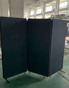 Customized 100% PET Acoustic Panel Modern Soundproof Divider Hanging Screen for Office & Hotel Decor Movable Soundproof