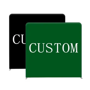 Customized 10ft 20ft Stretch Fabric Graduation Exhibition Background Display Trade Show Display Stand Portable Outdoor Use