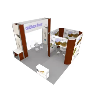 Customized 62mm Fast System Aluminum Profile Modular Booth for Exhibition and Trade Show