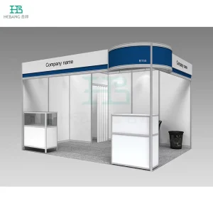 Customized 6X6 Aluminum Profile Display Booth Stand for Trade Fair Exhibitions