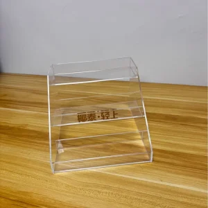 Customized Acrylic Display Rack Multi layer Staircase Product Display Rack Desktop Cosmetics Storage Rack