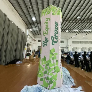 Customized Aluminum Frame Advertising Pillar Exhibition Display Column Trade Show Booth with Logo