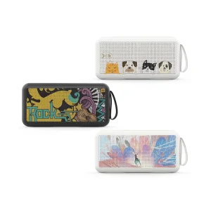 Customized Art Painted Logo Mini Portable Wireless Speaker Multi Functional for Handsfree with TF FM Factory