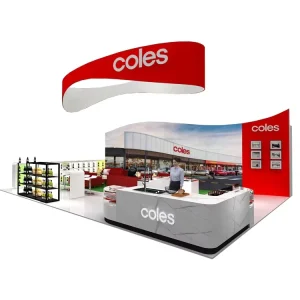 Customized Design Liquor Food Trade Show Booth 25×30 Branded Exhibition Stand Agriculture Exhibition Booth