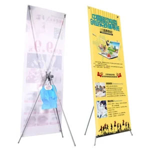 Customized Eco Friendly Outdoor High Resolution UV Proof Recyclable Waterproof X Banner Stand 80X180cm 60X160cm Digital Printing