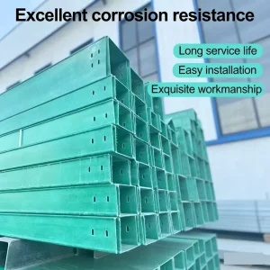 Customized Fiberglass Cable Tray and Anticorrosion Flame-Retardant Wire Trough Box