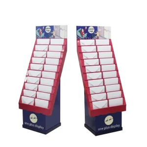 Customized Floor Retail Store Product Promotion Exhibition Cardboard Bookshop Brochure Magazine Book Display Stand