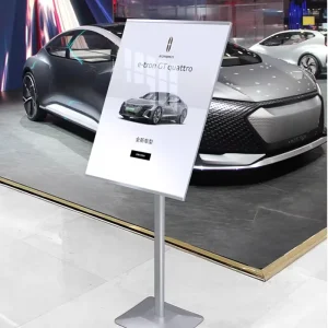 Customized Floor Stand Sign Display Holder Poster Rack