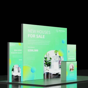 Customized Frameless LED Light Box for Backlit Fabric Graphics and Exhibition Displays