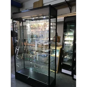 Customized Freestanding Glass Display Cabinet Showcase