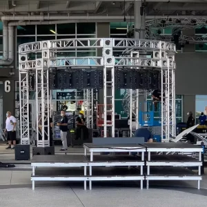 Customized Heavy-Duty Aluminum Event Party Truss Stage Stand for Trade Show Booth Displays