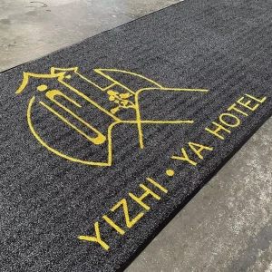 Customized Hotel and Shopping Mall Floor Mat Modern Anti-slip Jet-printed Logo Outdoor Carpet