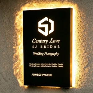 Customized LED Light Box Advertising Sign for Outdoor Commercial Use