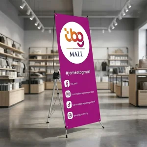Customized Lightweight X Stand Banner with Easy Assembly for Corporate Events