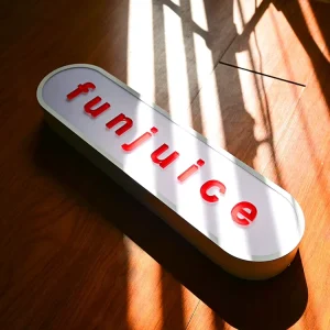 Customized Luminous Acrylic Crystal LED Advertising Light Box, Outdoor Shop Logo Sign