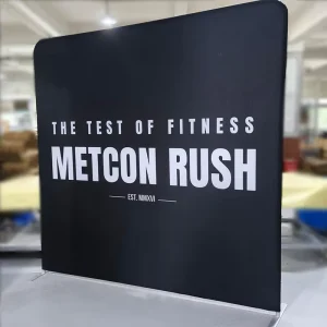 Customized Portable Aluminum Pop up Display Stand for Trade Show Events Customizable Pop up Backdrop