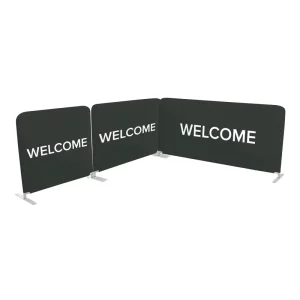 Customized Portable Barricade Barrier Fabric Cover for Sports Event Fence Crowd Control 100cm*150cm