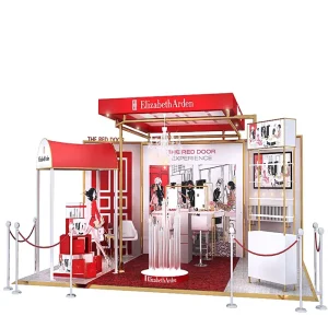 Customized Portable Cosmetic Skincare Beauty Store Pop-Up Shop Display Stand