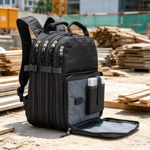 Customized Portable Polyester Backpack Tool Bag for Tools Go Out Repair Electrician Backpack Car Electrical Tool Bag