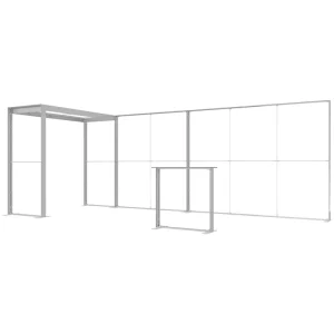 Customized Size Modular Aluminium Frameless LED Light Box Exhibition Trade Show Booth