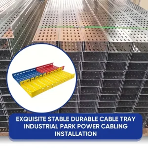 Customized Size Perforated Cable Tray for Large Venue Sports Exhibition Center Comprehensive Cabling Project Factory Direct Sale