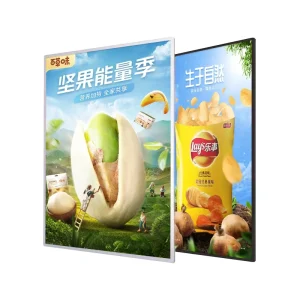 Customized Slim LED Light Box Waterproof Indoor Outdoor Acrylic Front Panel Cafe Menu
