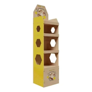 Customized Wooden Exhibition Display Stand for Supermarkets and Pet Shops