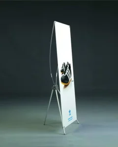 Customized X Stand Aluminum CMYK Digital Printing Weatherproof Eco Friendly Reusable Banner Stand for Activity Display