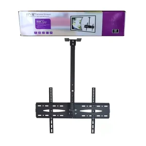 D3272 Steel TV Bracket for 75 Inch LED LCD Screens Ceiling Mount 360-Degree Swivel