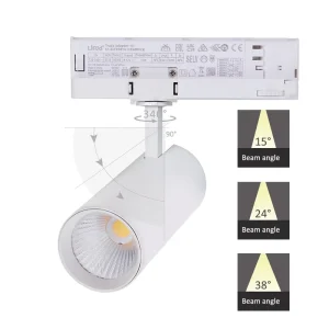 DALI 2 Dimmable Wall Washer Track Light COB Spotlight Excellent Heat Dissipation Flicker Free CE & RoHS Compliant