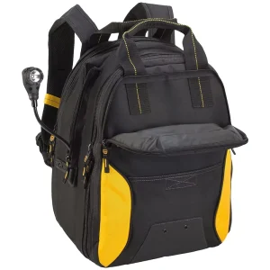 DGCL33 33-Pocket Lighted USB-Charging Tool Backpack