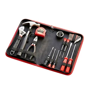 DIY Carbon Steel Household Hand Tool Set with Pouch Bag