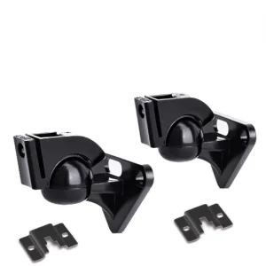 DL R5 5kg 11lbs Zinc Universal Speaker Wall Mount Bracket Rotate Tilt Swivel Full Motion