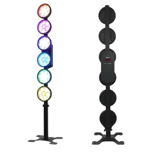 DMX512 Retro Hexagonal LED Light Bar Matrix Effect Background Stage Scrolling Strobe Light