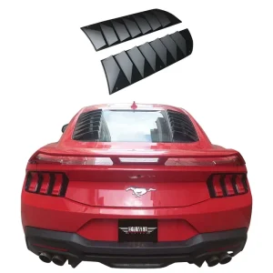 Dark Horse S650 Rear Window Louvers PP+ABS Material Black Glossy Black Carbon Pattern Body Kit