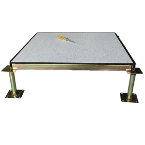 Data Center Anti-Static Raised Floor System with Cement-Infilled Steel Floor