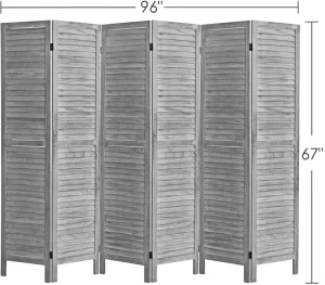 Decorative Freestanding Woven Fabrics Canvas Print 4 Panels Screen Portable Folding Room Divider Privacy Screens