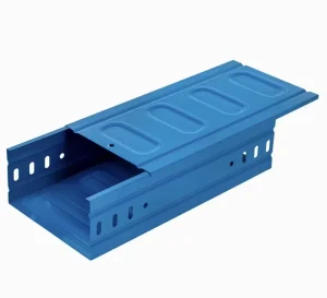 Decorative Spray Coated Steel Insulated Multi Color Solid Through Trough Cable Tray for Weak Current Room Powder coated